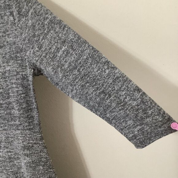 Arizona Jeans Minimalist Chic Grey Tied Cozycore Comfy Cinched Slouchy Dress XL - Picture 5 of 10